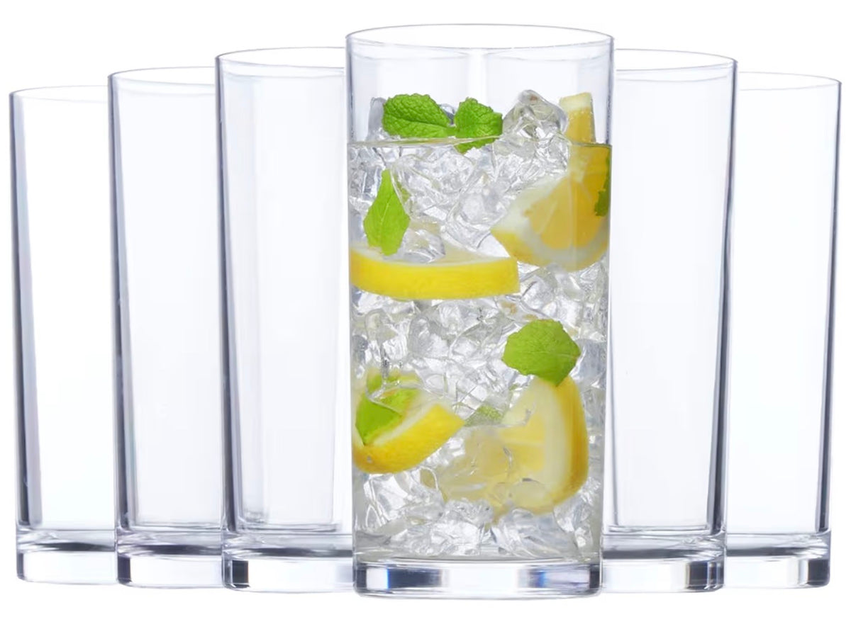 Custom 16oz clear glass
