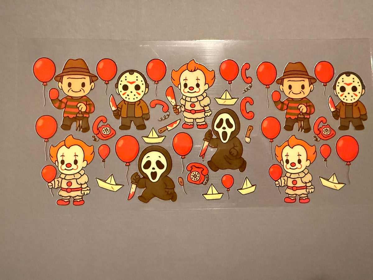 Retro Freddy ,It ,Scream, Jason