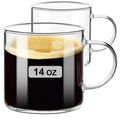 14 oz Clear Glass mug