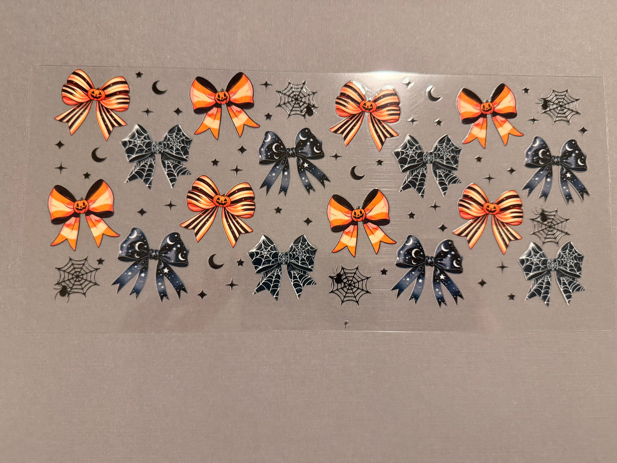 Black and Orange bow