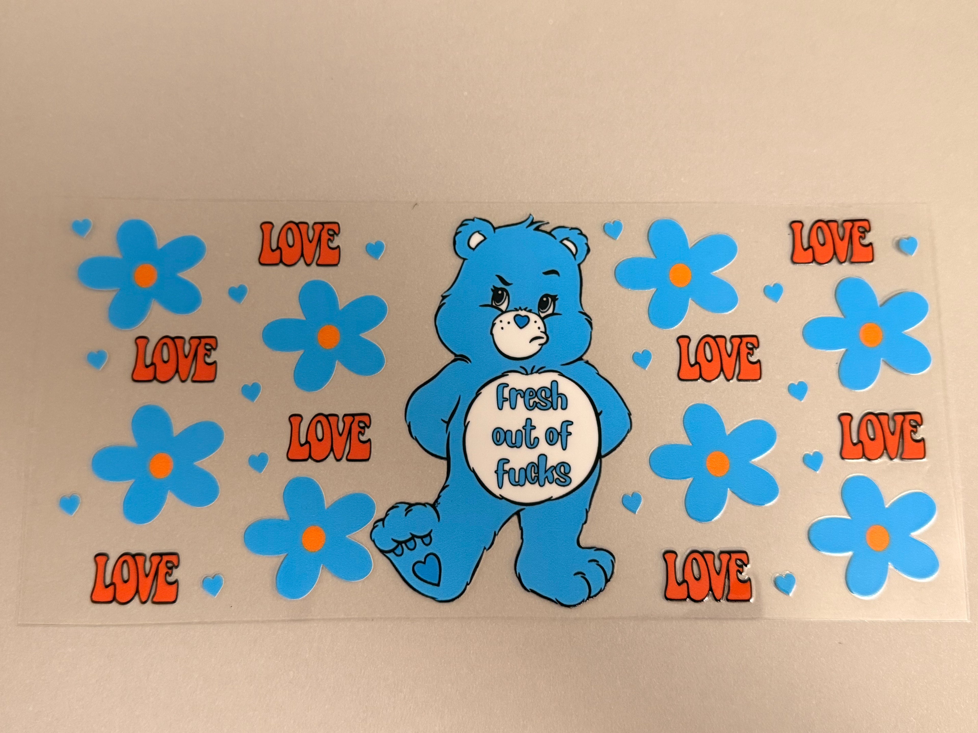 Blue swear bear