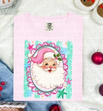 Pastel Santa