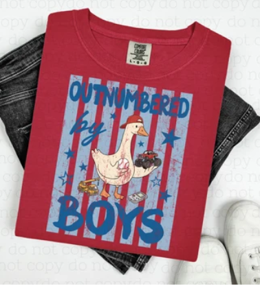 Outnumbered  by boys