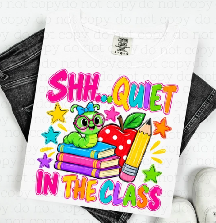 Shh.. Quiet in the class